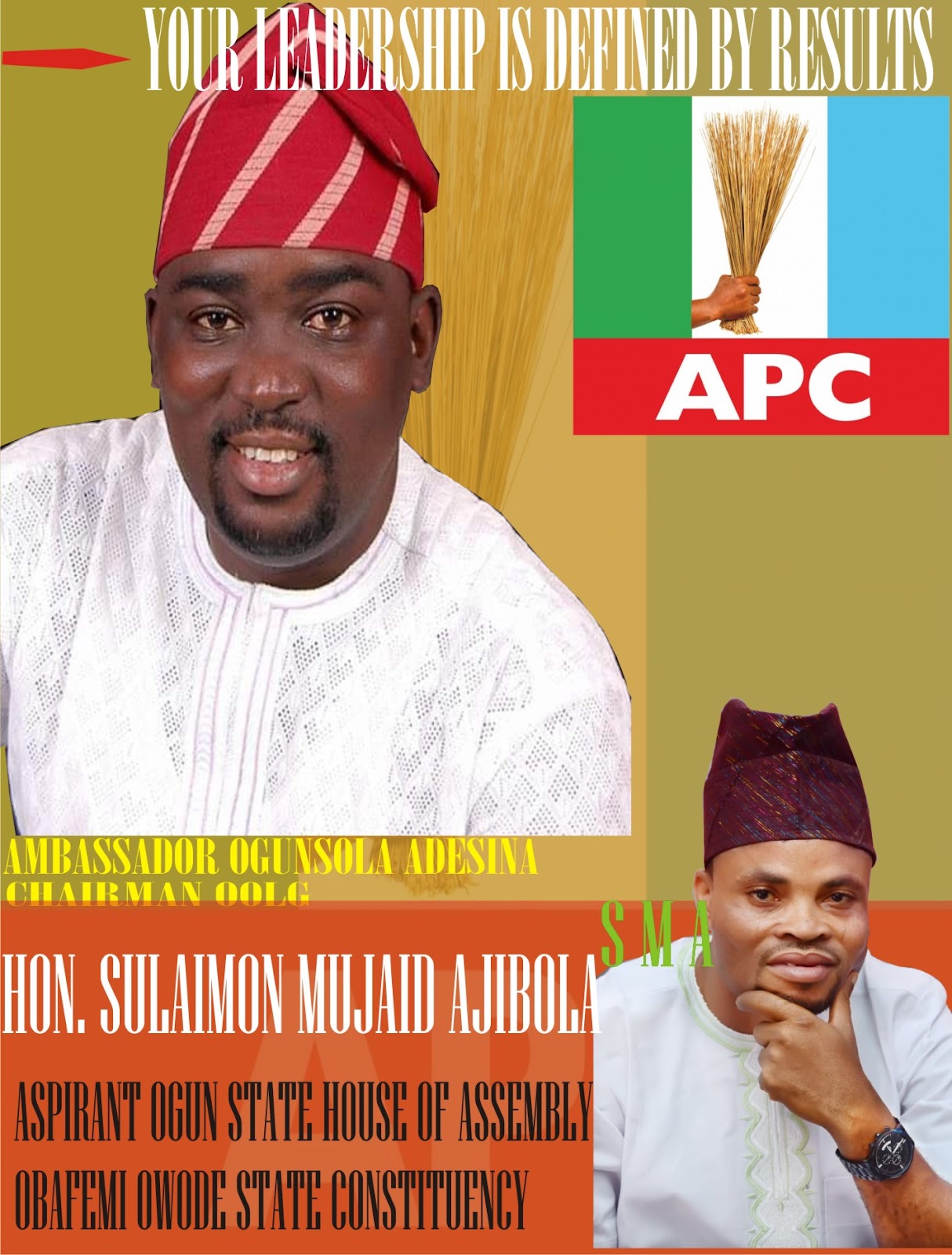 S M A COMMENDS OGUNSOLA ON ROADS REHABILITATION IN OOLG