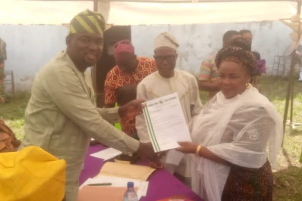 AMBASSADOR OGUNSOLA DESIGNATES PORTFOLIO TO NEWLY SWORN IN POLITICAL APPOINTEES