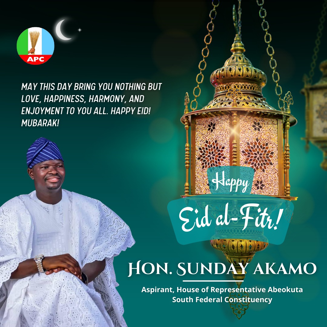 Eid-el-Fitri: Reps Aspirant, Akamo Rejoices With Muslims