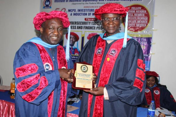 Pictures Story: Action Moments As Lara Dende Becomes Fellow of IBDFM 