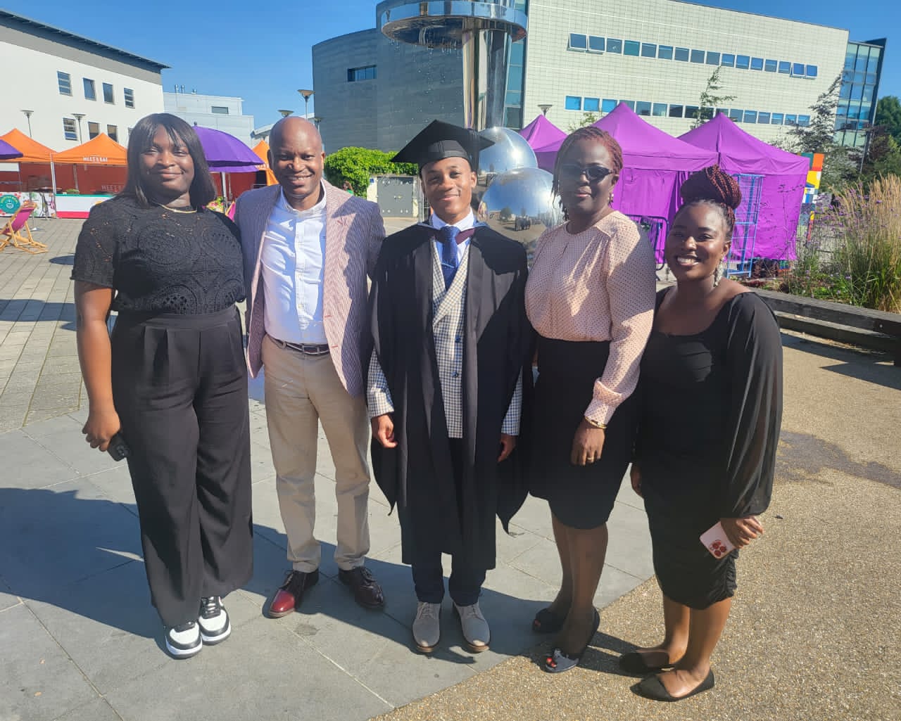 Hon. Jones Present As Former President Obasanjo’s Grandnephew Graduates from University of Loughborough
