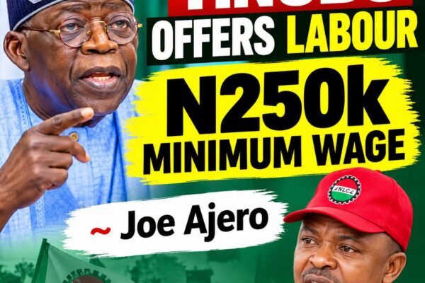 ‎TINUBU CONCLUDED TO GIVE US N250K MINIMUM WAGE IF AGREED N1,500 FUEL, BUT WE REJECTED IT — NLC PRESIDENT AJAERO