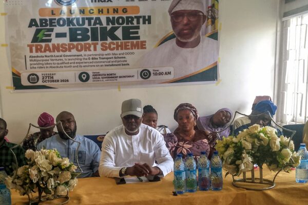 ABEOKUTA NORTH LG LAUNCHES ELECTRIC BIKE EMPOWERMENT SCHEME IN PARTNERSHIP WITH MAX E-BIKE